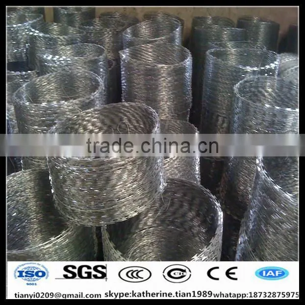 450mm coil diameter concertina razor barbed wire