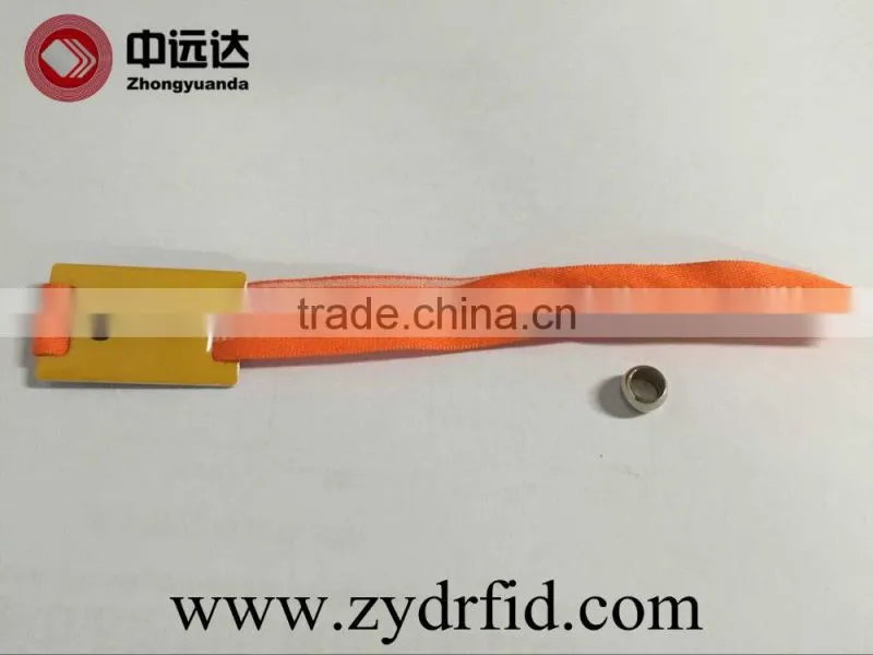 High Quality HF RFID woven wristband printing festival RFID fabric bracelet