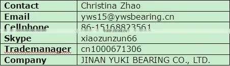 Flanged sleeve bearing ball bearing F6803zz