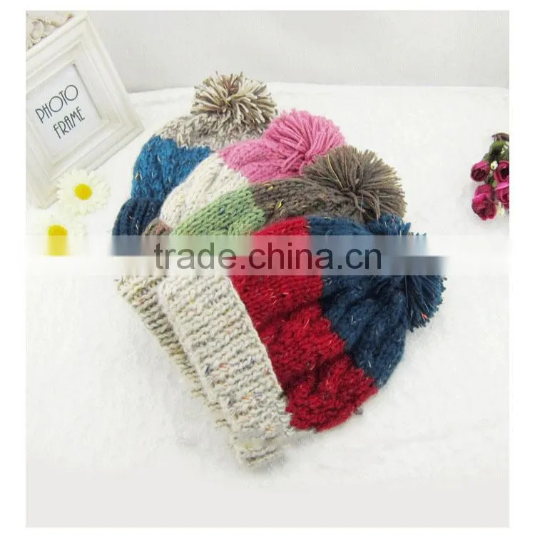 Fashion custom Mesh winter hat & beanie hat & knit hat, OEM welcome