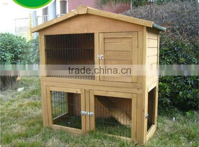 large outdoor wooden chicken coop house with bitumen roof