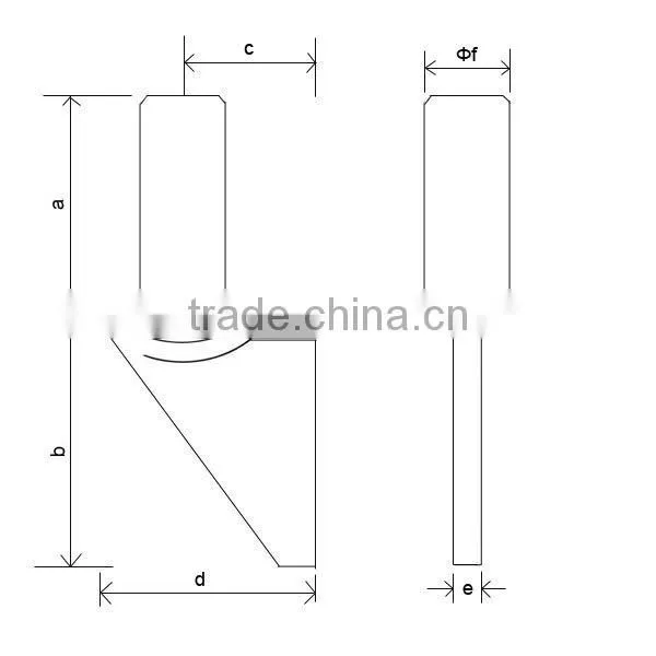 Truck Gate Hinge Weld-on Pin