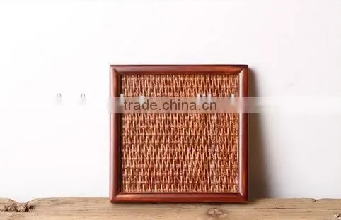 Fruit square and rectangle plate rattan tray