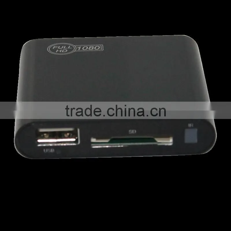 1080P HDMI SD/USB full HD Mini Media Player MKV/RM/RMVB(blue)EU/US optional