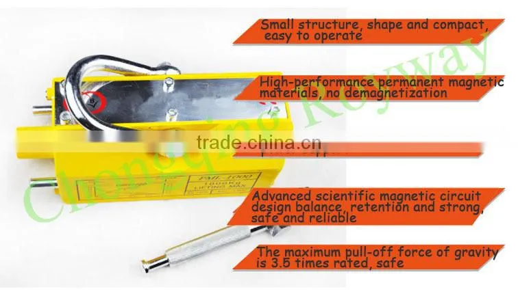 Portable NdFeB Magnet lifting handles permanent magnetic lifter
