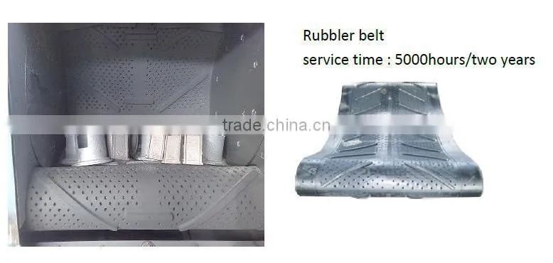QR3210 surface cleaning and strengthening tumble belt shot blast cleaning machine with lower price