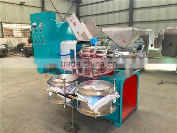 Factory Price screw expeller designed automatic small soybean peanut seasame castor seed oil press