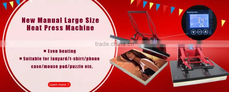 NEW Digital Large Size Clamshell T-shirt Sublimation Heat Press Printing Machine Wholesale