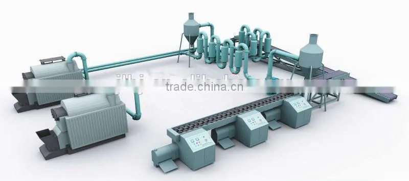 Wood Sawdust Briquette Machine Charcoal Briquette Production Line