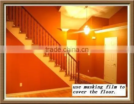 Pre-taped masking film