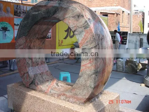 China granite water fountain bases
