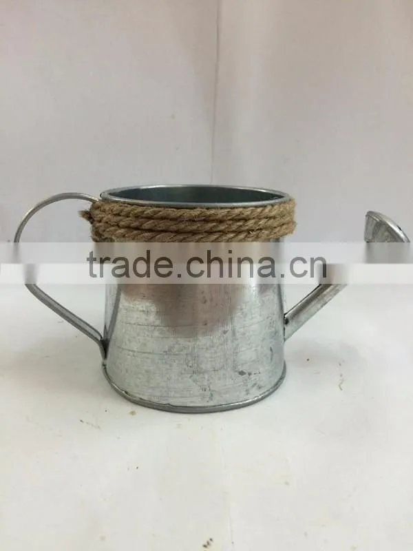 cheap unique promotional galvanized indoor decorative metal custom watering can for sale