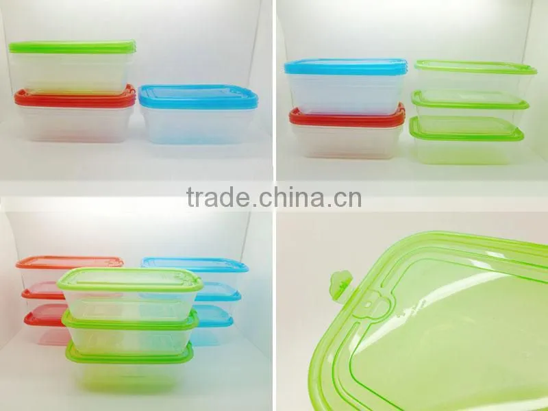 food grade plastic food box 3pcs set/plastic canister 3pcs set/plastic container /jerrican alimentaire jerrican eau tonneau