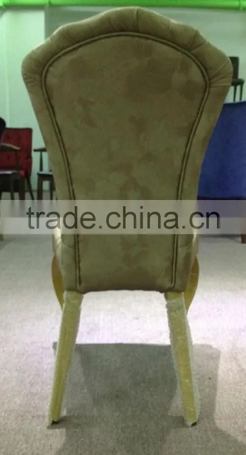 wholesales fabric chairs wooden hotel dining chair