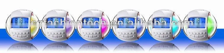 7 Color Changing LED Digital LCD Alarm Clock with Radio