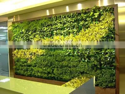 vertical grass wall synthetic top sale interior decor vertical green wall