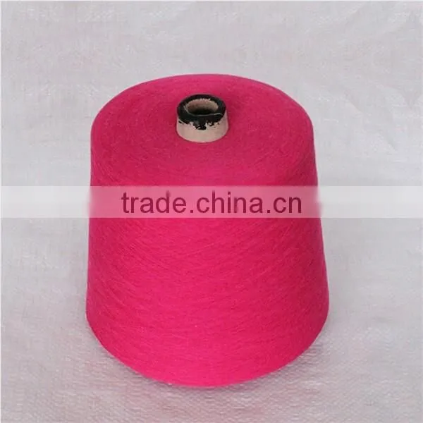 Top 32s/2 cotton yarn dyed carded yarn