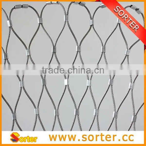 safety stainless steel chain link garden or zoo fence