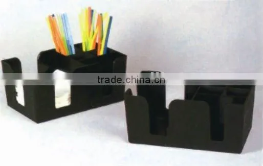 Black ABS Plastic Bar Organizer