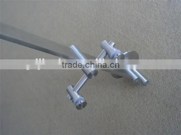 Customer DIY Flat Bar With Spider Glass Balustrade