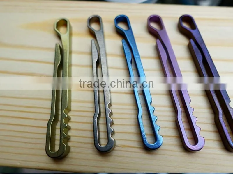 TK-1773 Outdoor edc tool Multi-function Titanium Alloy Quick Release Anti-lost Carabiner Bottle Opener