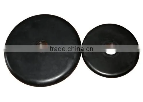 rubber coated regular bumper plates