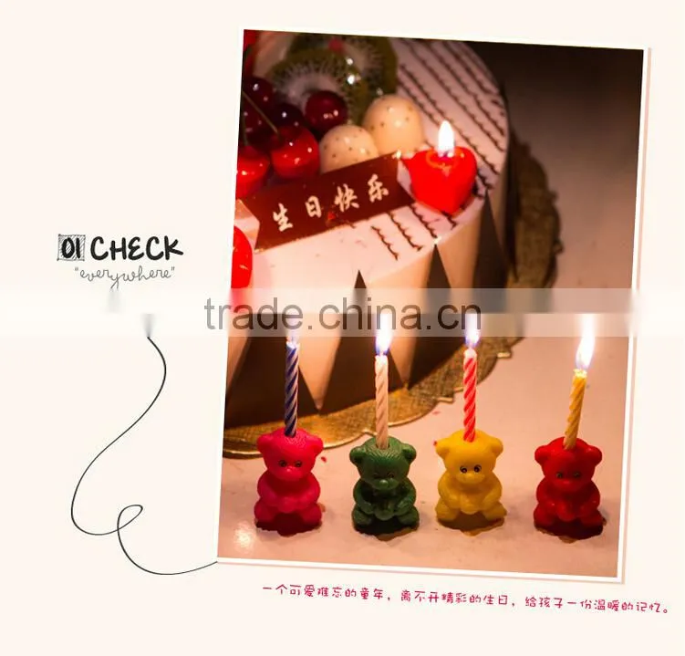 Birthday candles birthday cake candles Little Bear candles Wholesale