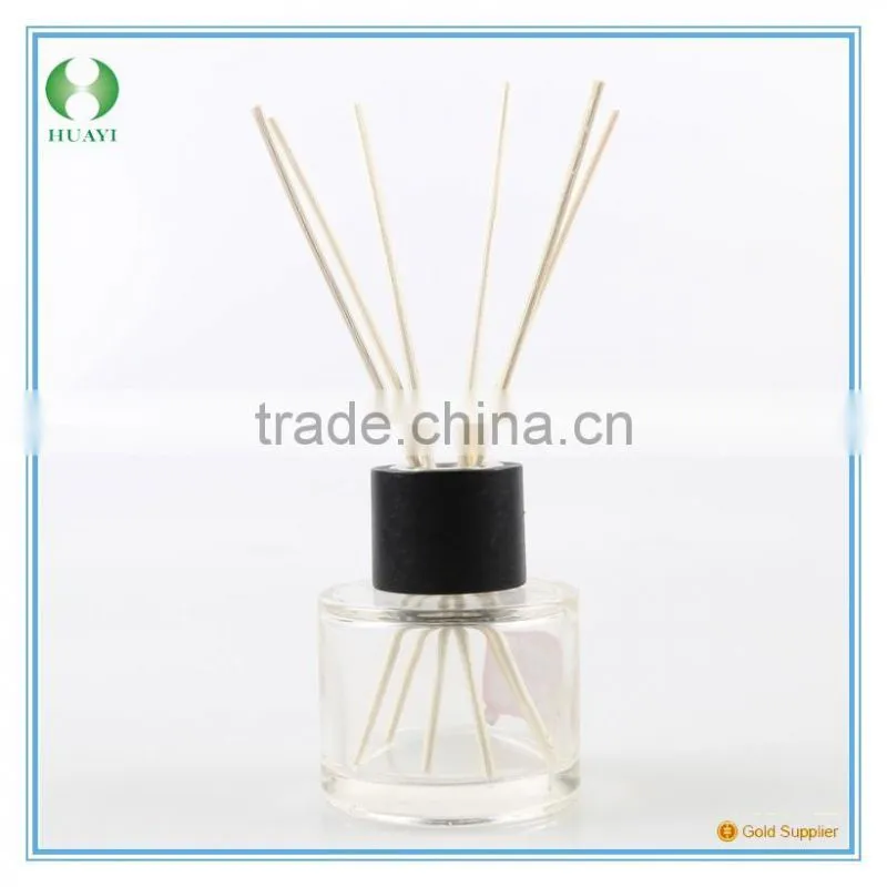 Rose Essence Black Aroma Diffuser Wood Cap With Screw Cap