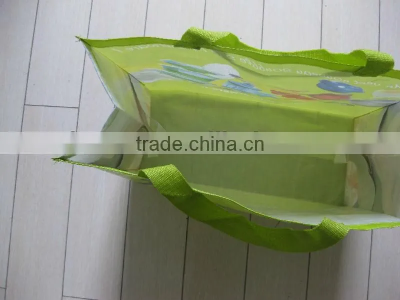 high quality pp woven laminated gift bag eco friendly