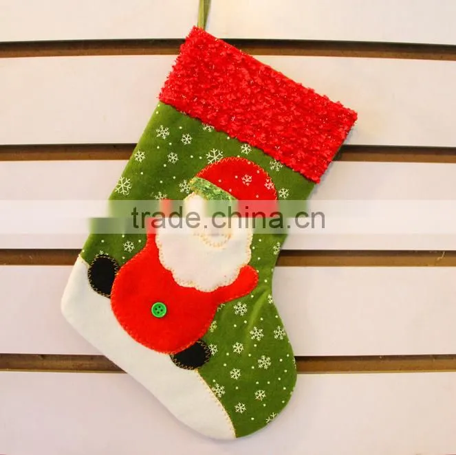 China supplier wholesale good quality Christmas Decorative Socks,new design christmas gift sock