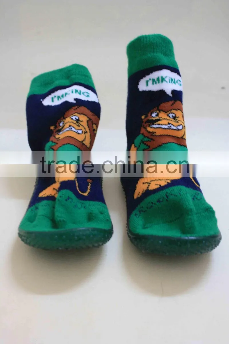 rubber sole socks for kids