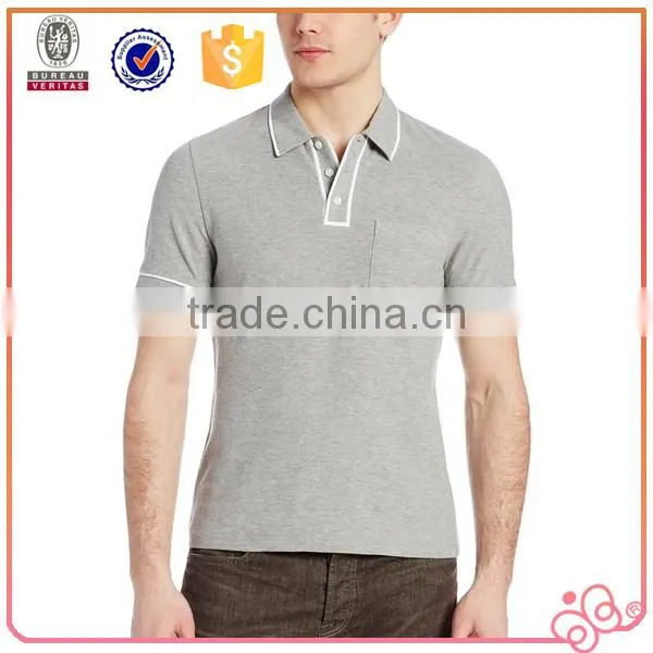 2016 top quality mens french terry china factory custom polo shirt