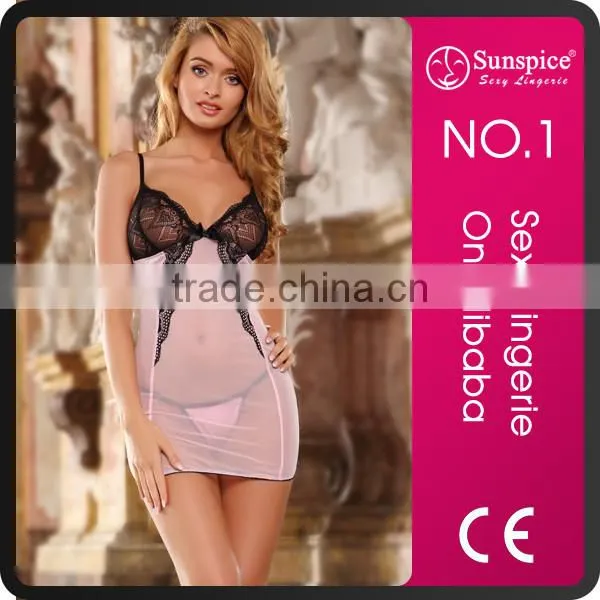 sexy lingerie for big breasts Women Sexy Black Slip Dress Tight Skirt Hollow Hot Perspective Clothes Dress  – buy the best products in the Ayzeze online store main image 1