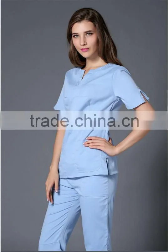 2016 Chinese factory competitive price wholesale hospital clothing Nurse uniform
