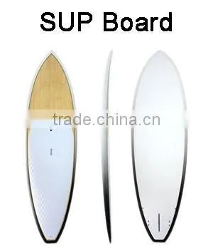 Epoxy Board Short Surfboard OEM Wholesale Bamboo Surfboard