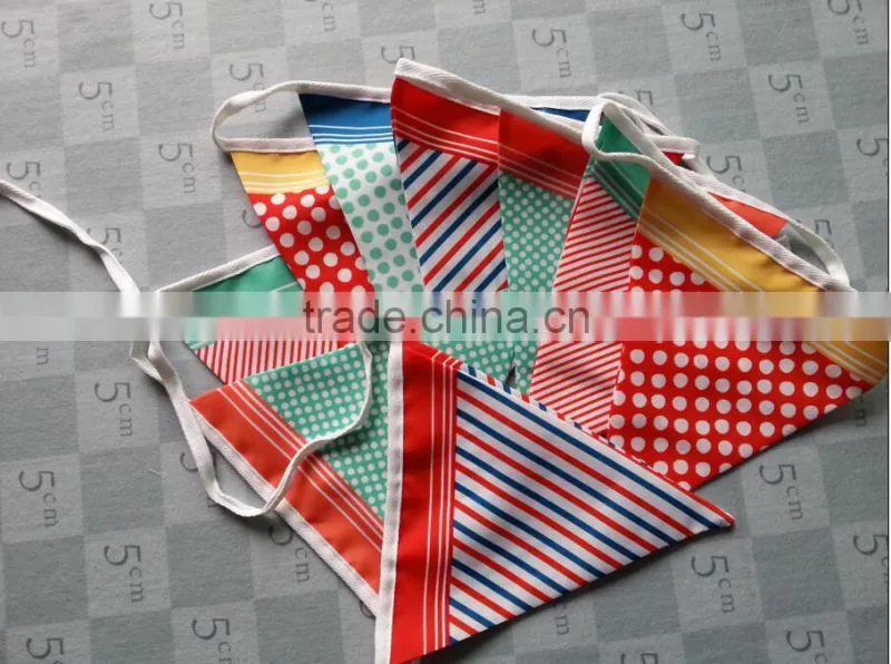 printed pennant bunting flag