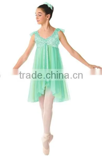 2014-Exotic dancewear fashion costumes ballet dress chiffon dress