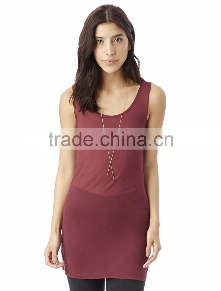 2017 Guangzhou Shandao Summer Woman Fashion Bodycon 95% Cotton 5% Spandex Gym Singlet Tank Top