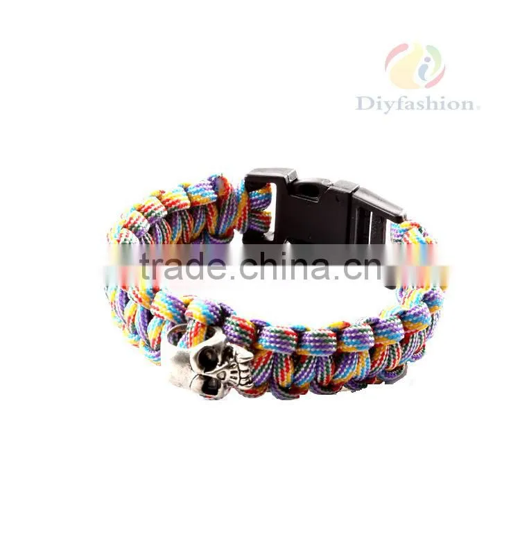 2015 Hot Sell Custom Double Anchor Bracelet Paracord PC6017-1