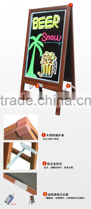 Small LED Writing Board/ Electronic Advertising Board with Holder