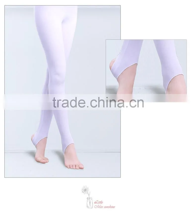 Professional Factory Wholesale Cheap Kids Ballet Dance Stirrup Tights
