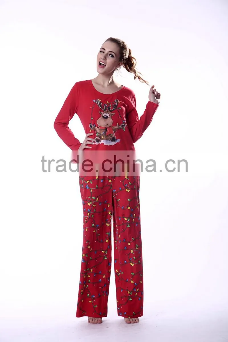 Women 100% cotton spring hot sleep home sleepwear