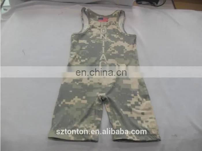 2017 sublimation custom youth wrestling singlet