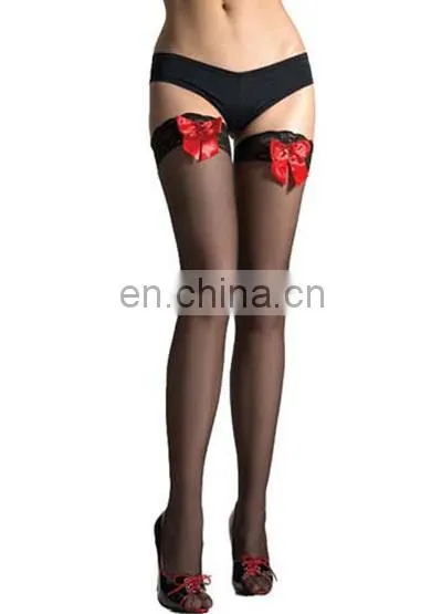 High fashion Nylon Spandex black pantyhose tube