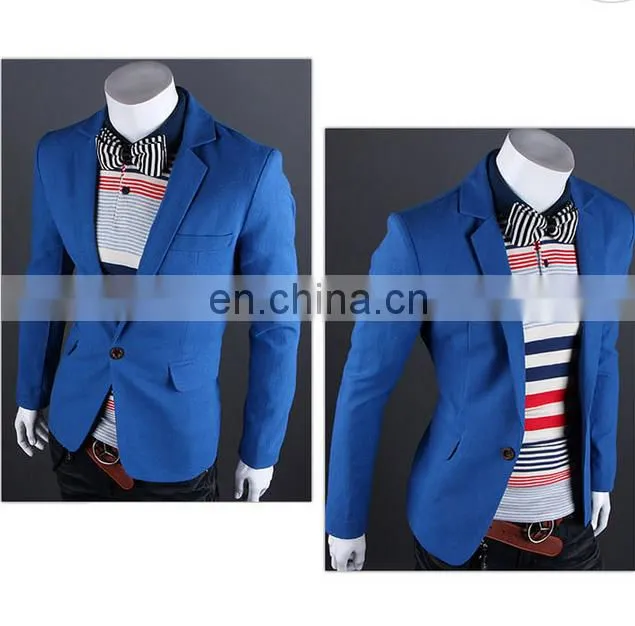 2017 Latest Fashion Western Formal Wear For Men Six Color Casual Slim fit One Button Suit Blazer Coat Jackets