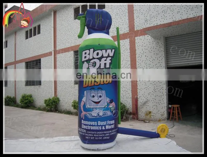 Giant transparent Inflatables model, Inflatable pvc bottle for advertising
