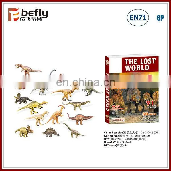 Kids dinosaur building block diy educational coloring toy