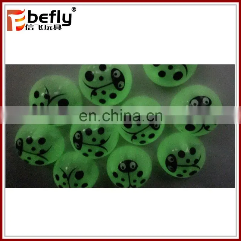 Promotional insect pattern caspule pull back ball toy