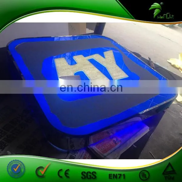 Hot sale Acrylic cube board for advertising with light