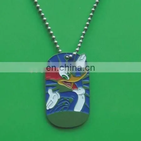 Holiday decoration wholesale metal custom cut out dog tag